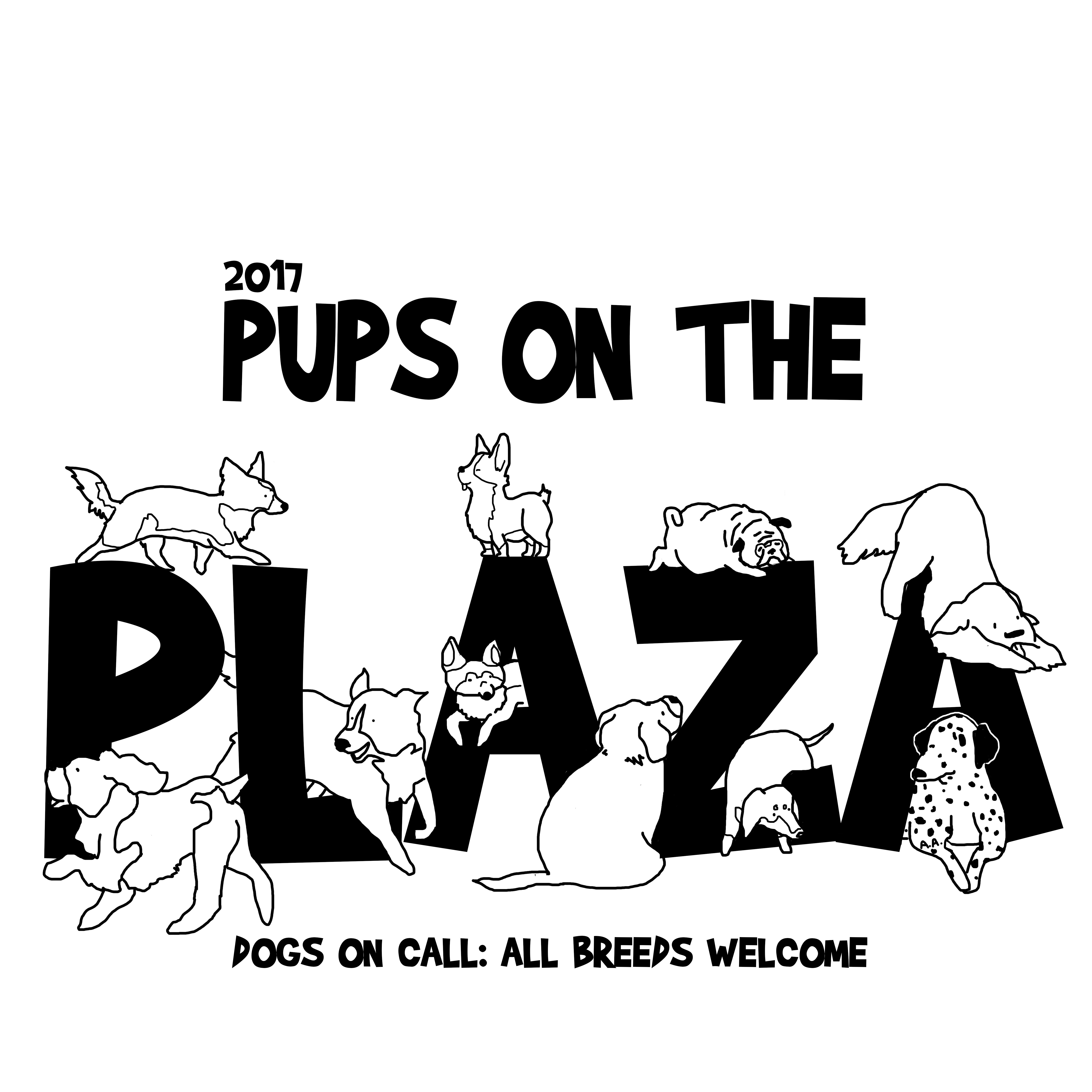 Pups on the Plaza 2017 Event T-Shirt Reveal