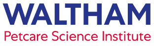 A logo for the company Waltham Petcare Science Institute.  The logo is all text with 