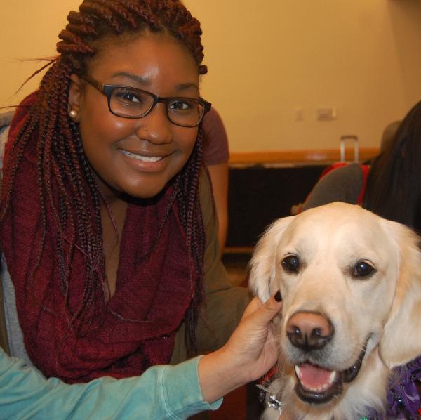 October 2016 Paws for Stress held at The Student Commons